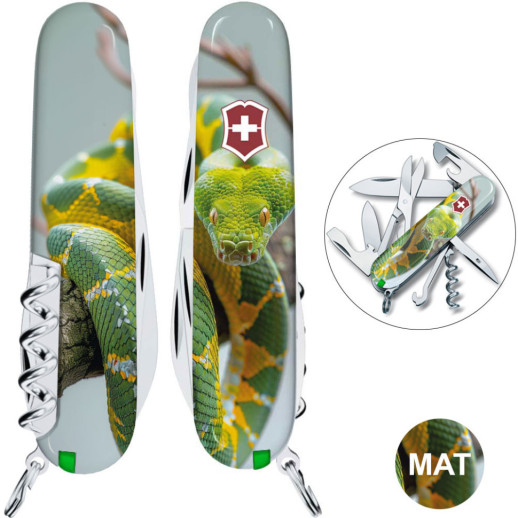 Складаний ніж Victorinox CLIMBER ZODIAC Зелена змія 1.3703.7.Z4270pk