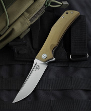 Ніж складаний Bestech Knives SCIMITAR пісочний