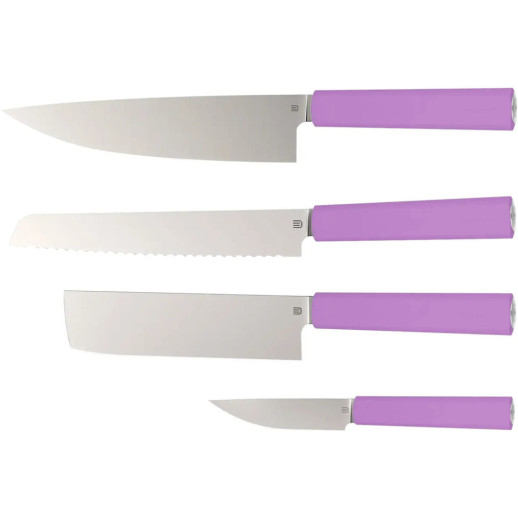 Набір кухонних ножів Butterfork Purest Set Mist Violet