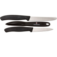 Набір кухонний Victorinox SwissClassic Paring Set 3шт з чорною ручкою (6.7113.31)