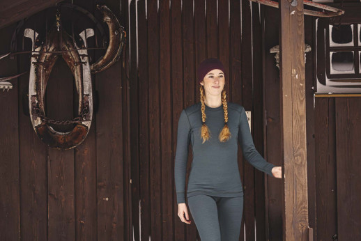 Термокофта жіноча Aclima StreamWool 400 Crew Neck Green Gables XXL