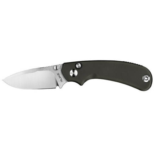 Ніж складаний кишеньковий Ruike P736-AK, (7.5 см) 14C28N / алюміній, сірий