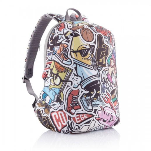 Рюкзак XD Design Bobby Soft Art Graffitti, захист від крадіжок, порізів