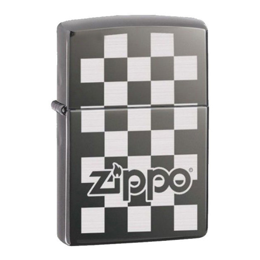 Запальничка Zippo Checkerboard Black Ice 324678