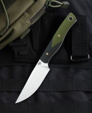 Ніж Bestech Knives HEIDIBLACKSMITH, чорний+зелений