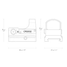 Приціл Hawke Reflex Sight Red Dot Sight, Weaver Rail, сітка 3 MOA Dot