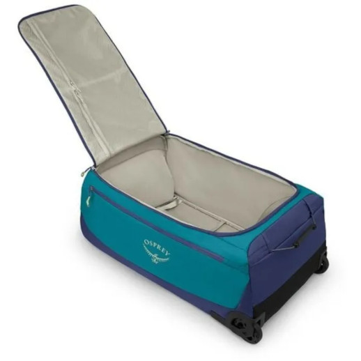 Сумка на колесах Osprey Daylite Wheeled Duffel 115 blue spikemoss/alkaline - O/S - синій/бірюзовий