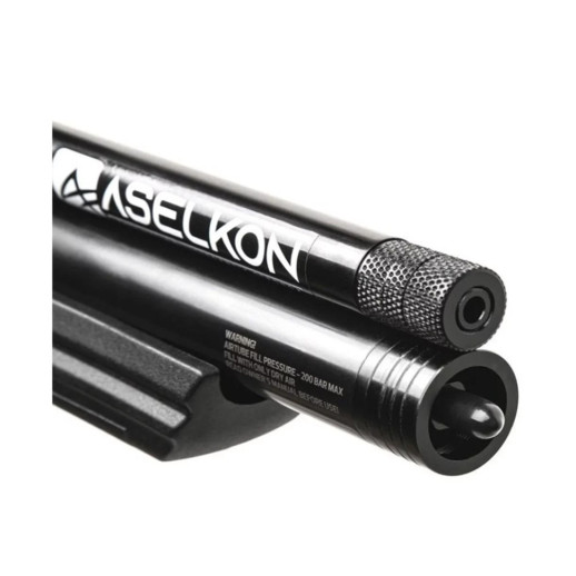 Пневматична Редукторна PCP гвинтівка Aselkon MX7 Black кал. 4.5