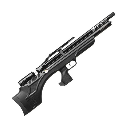 Пневматична Редукторна PCP гвинтівка Aselkon MX7 Black кал. 4.5