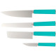 Набір кухонних ножів Butterfork Purest Set Turquoise Green