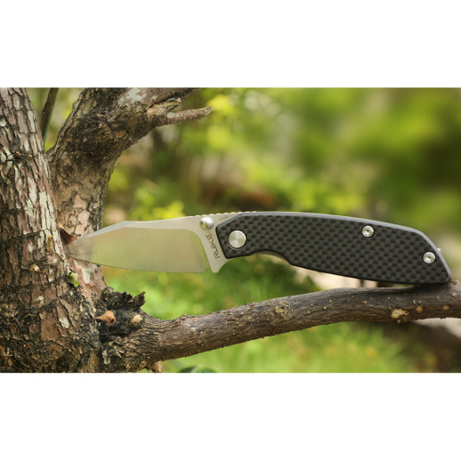 Ніж складаний туристичний Ruike P746-CB, (8 см) 14C28N / G10 чорний
