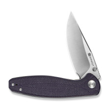 Ніж складаний туристичний Sencut Vyrce (8.9 см) D2 / Canvas Micarta фіолетовий