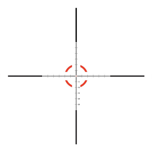 Приціл оптичний Trijicon Credo 1-8x28  Red/Green MRAD Segmented Circle