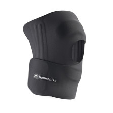 Бандаж на коліно туристичний полегшений Naturehike Qingyue CNK2650DS015, L–XL, чорний