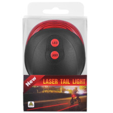 Задня велофара з лазерними габаритами Police DW-681/9301 Waterproof