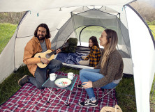 Намет Naturehike Cloud Fun NH19ZP006, 210T /Silver Coated, тримісний, білий