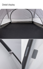 Намет Naturehike Cloud Fun NH19ZP006, 210T /Silver Coated, тримісний, білий