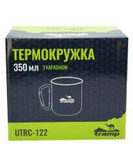 Термокружка TRAMP з карабіном 350мл UTRC-122 оливковий