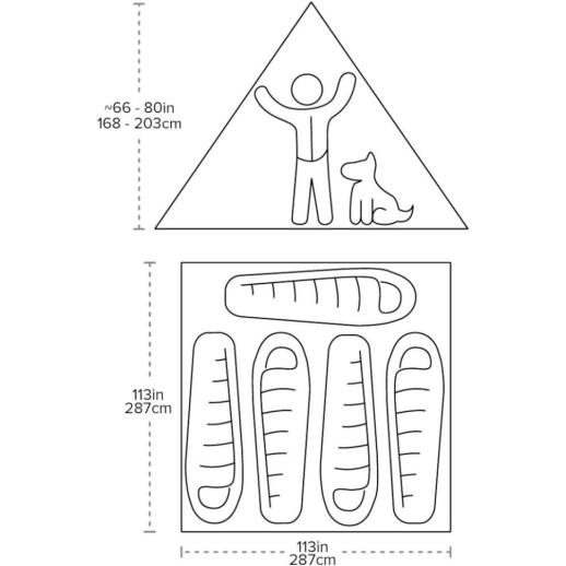 Тент Big Agnes Gold Camp 5 Tarp