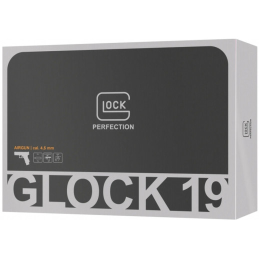 Пневматичний пістолет Umarex Glock 19  Gen5 MOS BLK кал.4,5мм