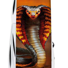 Складаний ніж Victorinox CLIMBER ZODIAC Полум'яна кобра 1.3703.Z4250pk