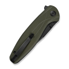 Ніж складаний туристичний Sencut Vyrce (8.9 см) D2 / G10 оливково-зелений