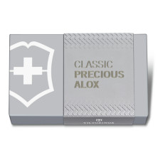 Ніж Victorinox Classic SD дорогоцінний Алокс нескінченний Сірий 06221.4031 Г