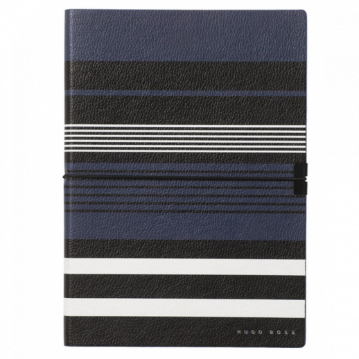 Блокнот для нотаток A6 Hugo Boss Storyline Stripes-синій