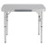 Стіл Bo-Camp Premium 56x34 cm Grey (1404419)