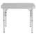 Стіл Bo-Camp Premium 56x34 cm Grey (1404419)
