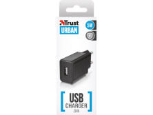 Мережевий зарядний пристрій Trust Urban Ziva Wall Charger Black