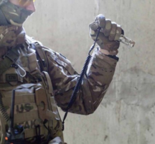 Страхувальний шнур Grand Way S03 з D-кільцем чорний