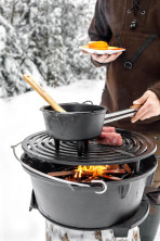 Казан-жарівня чавунна Petromax Dutch Oven ft1 на ніжках 0,9 л