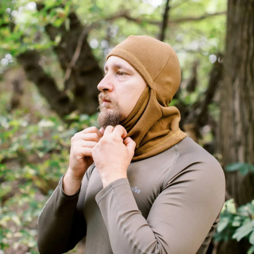 Балаклава флісова Tribe Fleece Balaclava T-KF-0021 OS, coyote