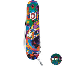 Складаний ніж Victorinox CLIMBER ZODIAC Яскрава змія 1.3703.Z4260pk