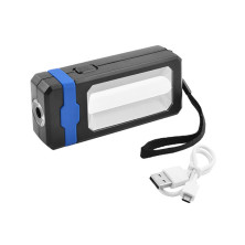 Ліхтар кемпінг Luxury 8051-LM+COB з розсіювачем, power bank, сонячна батарея, ЗУ micro usb