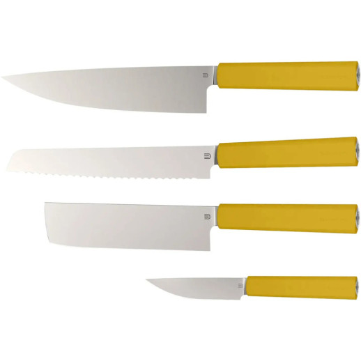 Набір кухонних ножів Butterfork Purest Set Yellow