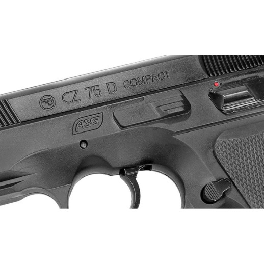Пістолет страйкбольний ASG CZ 75D Compact Green Gas кал. 6 мм