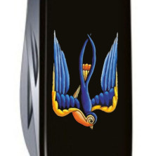 Ніж Spartan Ukraine 91мм/12функ/чорн /Тризуб-Ластівка