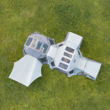 Намет восьмимісний надувний Naturehike Gen Air FL CNK2550WS046, сірий