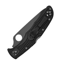 Ніж Spyderco Endura 4 Black Blade, полусеррейтор C10PSBBK