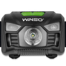 Ліхтар налобний Winso 100Lm, 3W LED, 3xAAA, Sensor White/Red