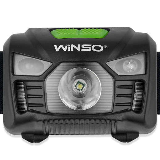 Ліхтар налобний Winso 100Lm, 3W LED, 3xAAA, Sensor White/Red