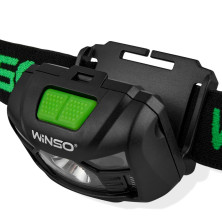 Ліхтар налобний Winso 100Lm, 3W LED, 3xAAA, Sensor White/Red