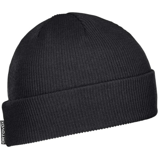 Шапка Ortovox NICHOLSON RIB BEANIE black raven - чорний
