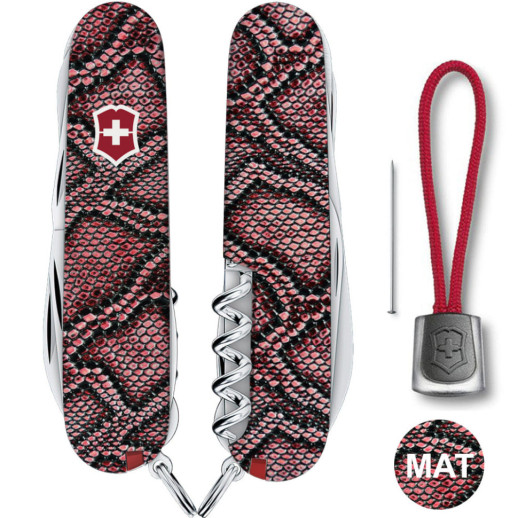 Складаний ніж Victorinox HUNTSMAN DESIGN Принт Шкіра пітона 1.3713.R2200pk