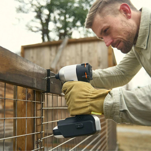Акумуляторний ударний гвинтоверт Litheli безщітковий, живлення від павербанку (УМБ Litheli Power Bank 20000 mAh, 45 W, 2А в комплекті)