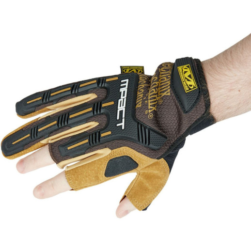Рукавички Mechanix M-Pact Framer Leather S brown