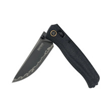 Ніж складаний туристичний SRM Medal (8,2 см) 140Cr / Micarta, чорний