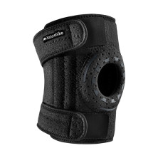 Бандаж на коліно туристичний з пружинною підтримкою Naturehike Qingyue CNK2650DS010, чорний